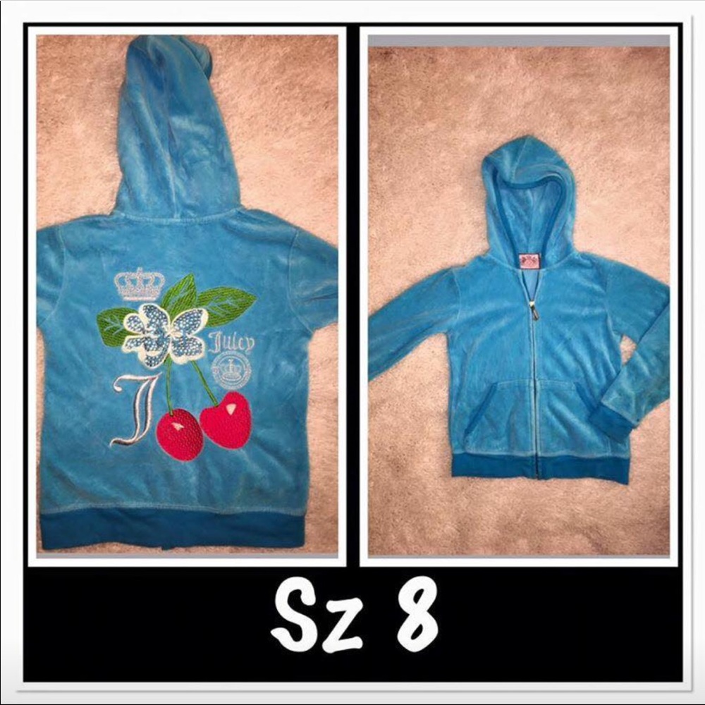 Girls Velour Juicy Couture Jacket